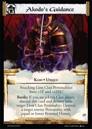 Akodo's Guidance FOIL