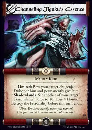 Channeling Jigoku's Essence