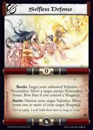 Selfless Defense