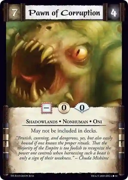 Pawn of Corruption (Spanish)