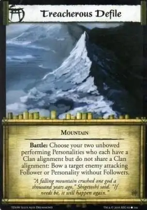 Treacherous defile