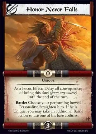 Honor Never Falls