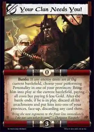 Your Clan Needs You!