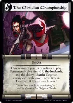 The Obsidian Championship (Español)