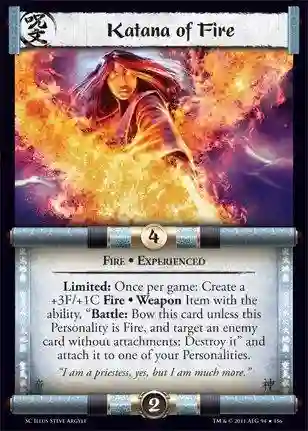 Katana of Fire Exp (Signed by Steve Argyle)