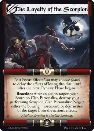 The Loyalty of the Scorpion