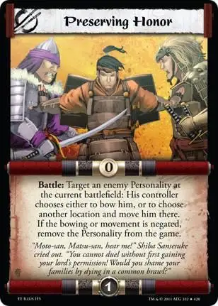 Presenting Honor