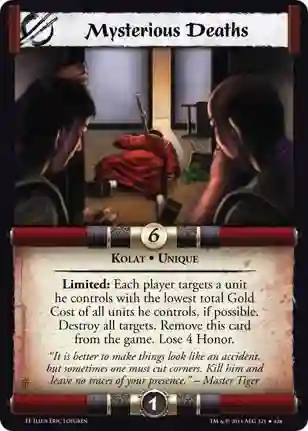 Mysterious Deaths
