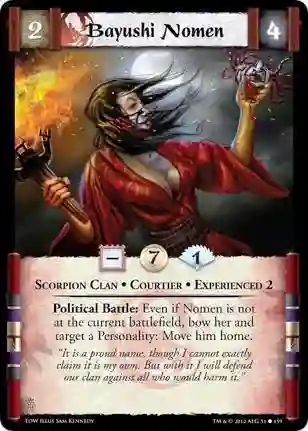 Bayushi Nomen Exp2