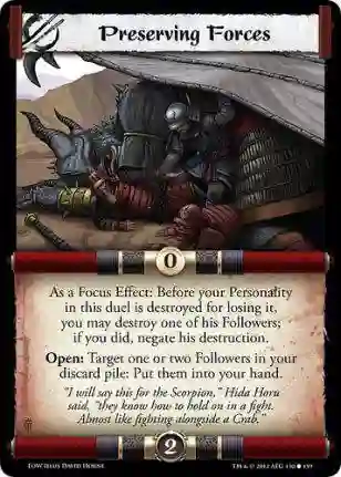 Preserving Forces