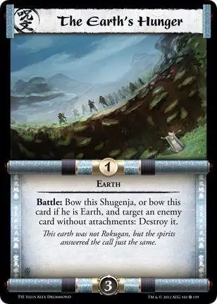 The Earth's Hunger