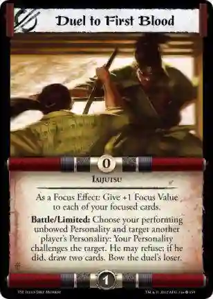 Duel to First Blood