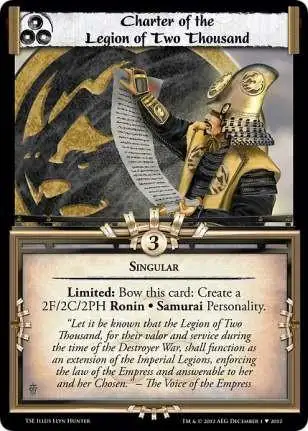 Charter of the Legion of Two Thousand