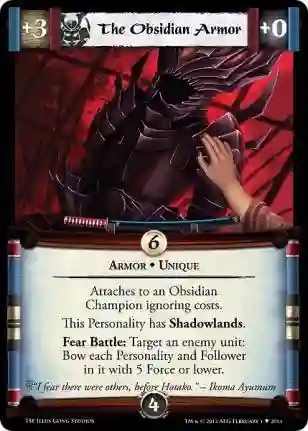 The Obsidian Armor