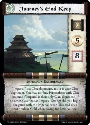 Journey's End Keep Exp