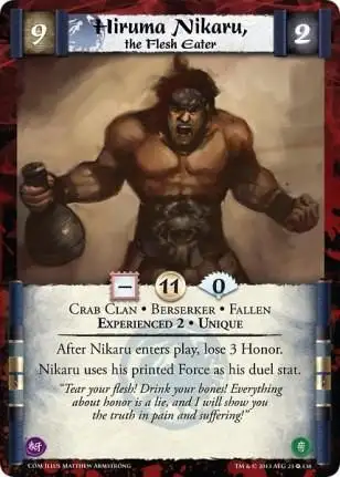Hiruma Nikaru, the Flesh Eater Exp2 FOIL