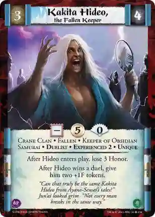 Kakita Hideo, the Fallen Keeper Exp2 FOIL