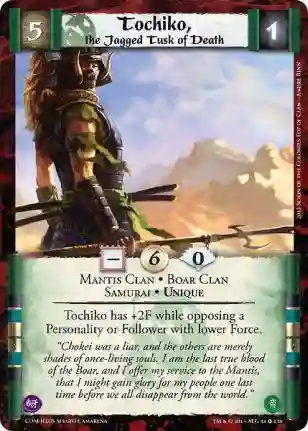 Tochiko, The Jagged Tusk of Death Foil
