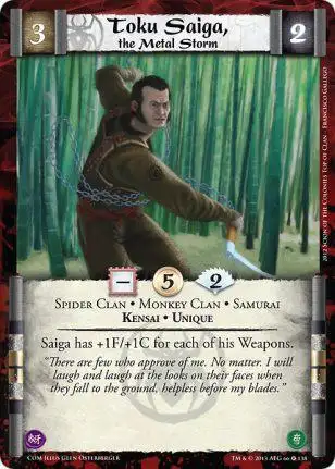 Toku Saiga, the Metal Storm