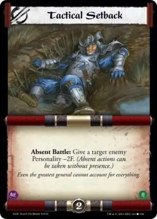 Tactical Setback