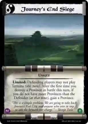 Journey's End Siege Fail
