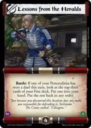 Lessons from the Heralds Foil