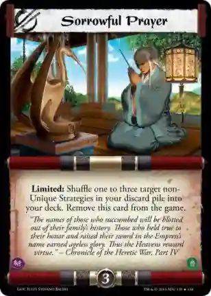 Sorrowful Prayer FOIL