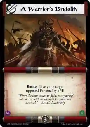 To Warrior's Brutaly