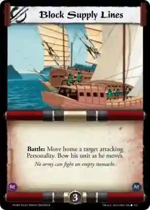 Block Supply Lines (Alternate Art)
