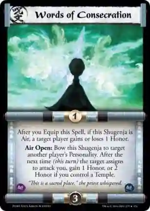 Words of Consecration FOIL