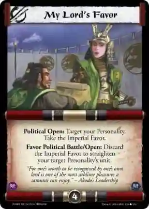 My Lord's Favor FOIL