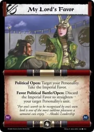 My Lord's Favor FOIL