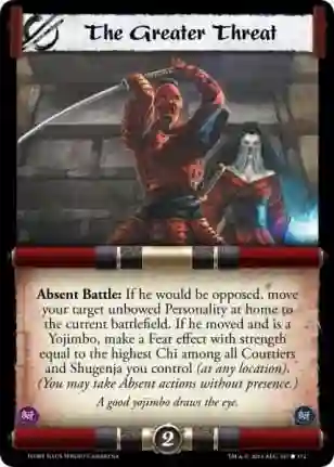 The Greater Threat FOIL