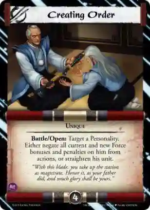 Creating Order