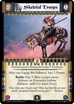 Skeletal Troops FOIL