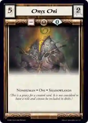 Onyx Oni