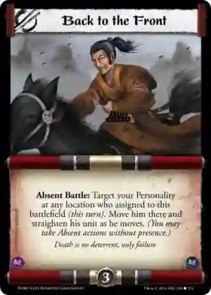 Back to the front foil