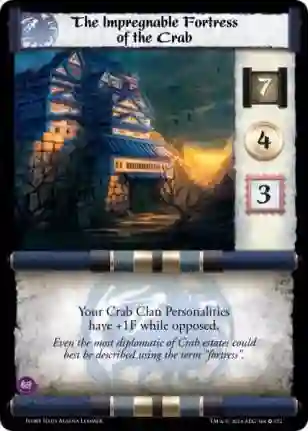 The Impregnable Fortress of the Crab FOIL ( Both sides)