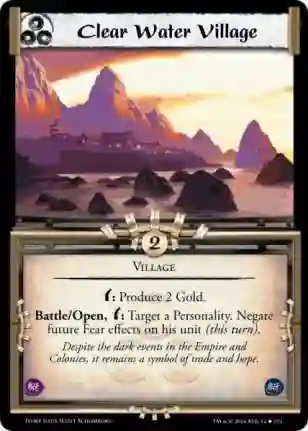 Clear Water Village FOIL