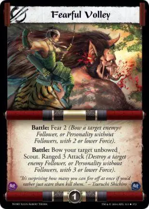 Fearful Volley Foil
