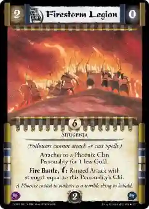 Firestorm Legion FOIL