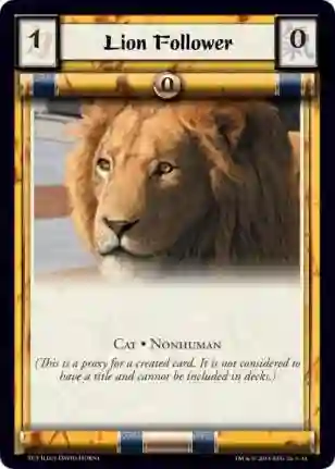 Lion follower