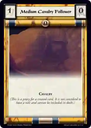 Medium Cavalry Follower