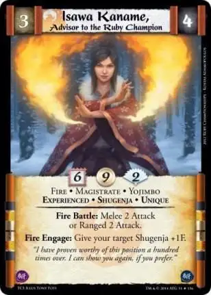 Isawa Kaname Exp, Advisor to the Ruby Champion FOIL