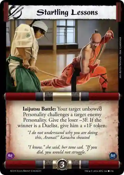 Startling Lessons