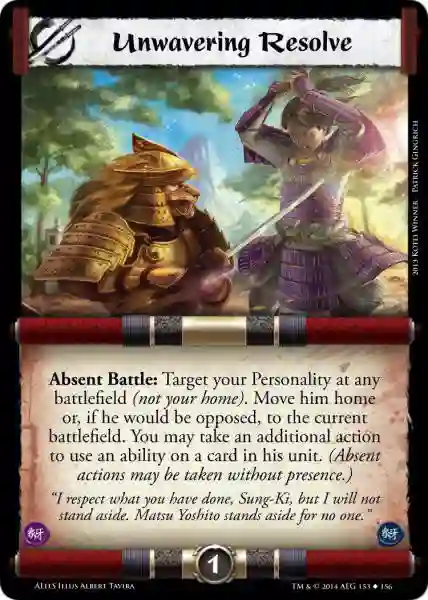Unwavering Resolve