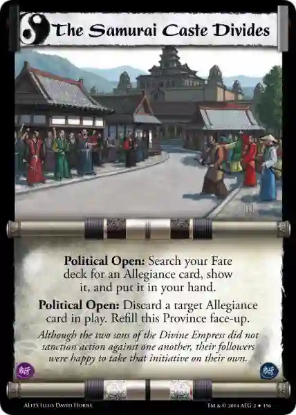 The Samurai Caste Divides FOIL