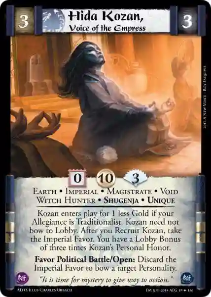 Hida Kozan, Voice of the Empress FOIL