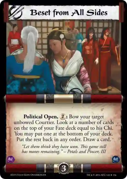 BESET FROM ALL SIDES FOIL