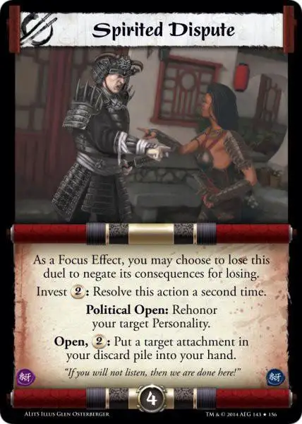 Spirited dispute foil